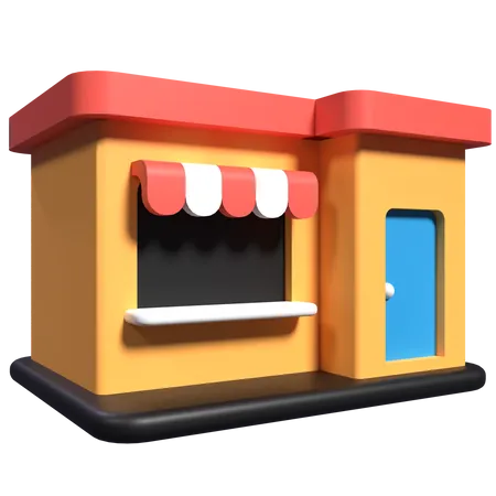 Store  3D Illustration