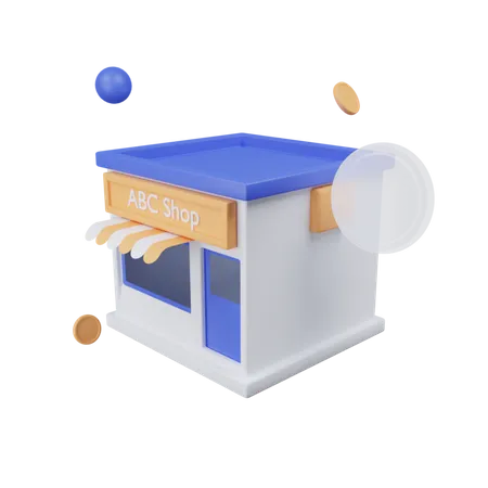 Store  3D Illustration