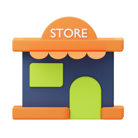 Store  3D Illustration