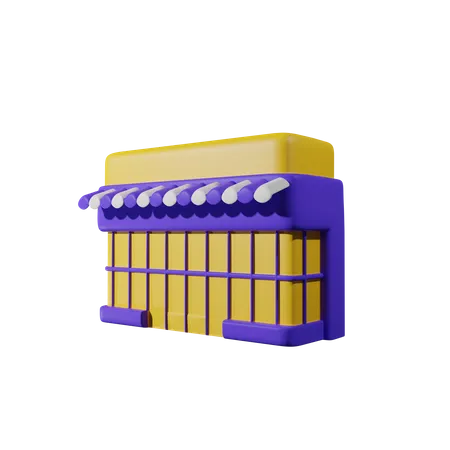 Store  3D Illustration