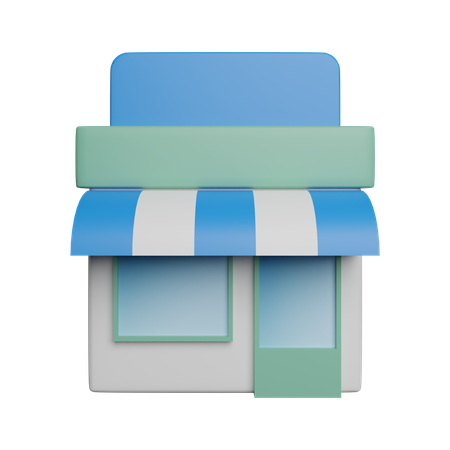 Store  3D Illustration