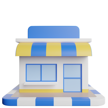 Store  3D Illustration