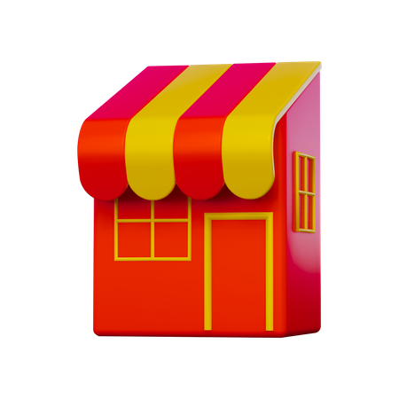 Store  3D Illustration