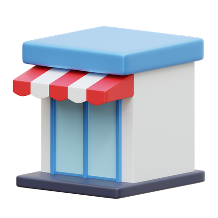 Store  3D Illustration