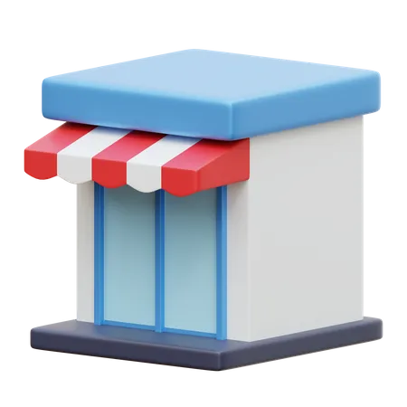 Store  3D Illustration