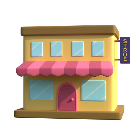 Store 3D Illustration