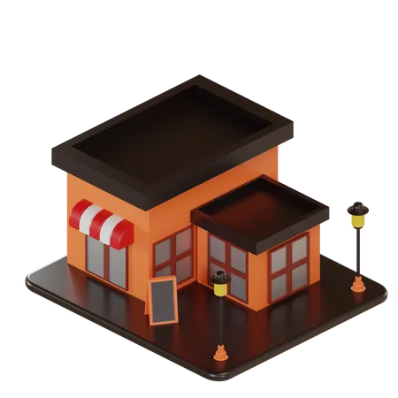 Store  3D Illustration