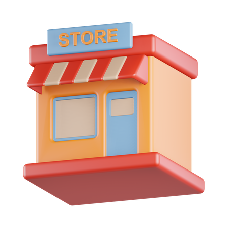Store  3D Icon