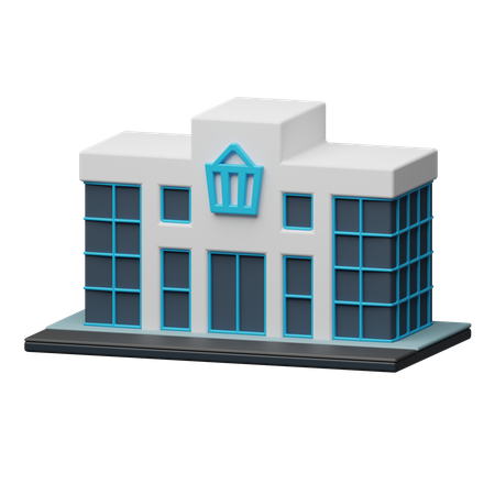 매장 건물  3D Icon