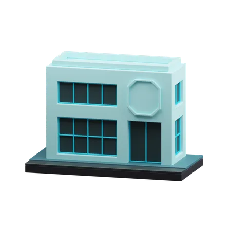 Store building  3D Icon