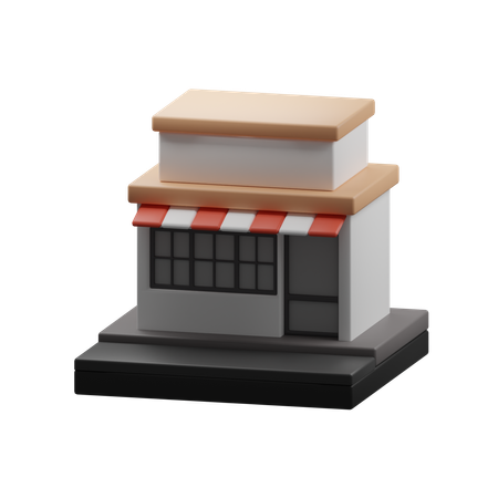 Store building  3D Icon