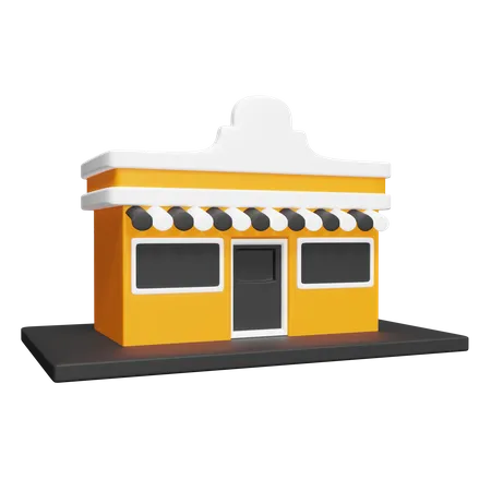 Store building  3D Icon