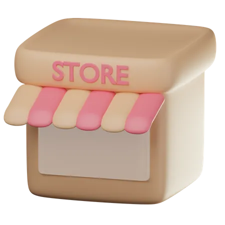 Store Building  3D Icon