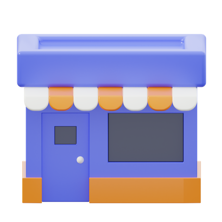 Store Building  3D Icon