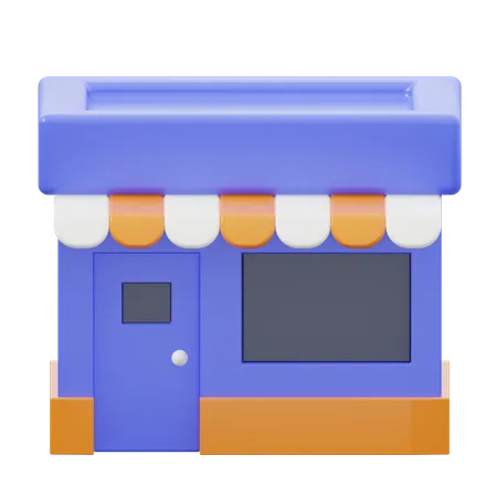 Store Building  3D Icon