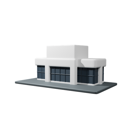 Store Building  3D Icon