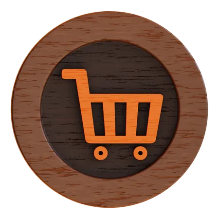 Store Button  3D Icon