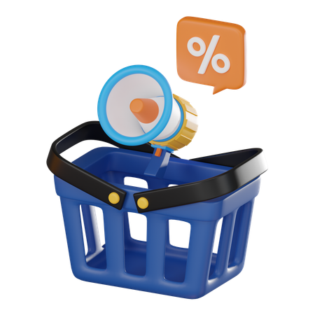 Store Campaign  3D Icon