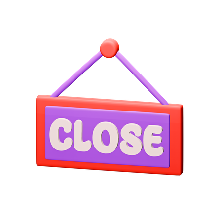 Store Close  3D Icon