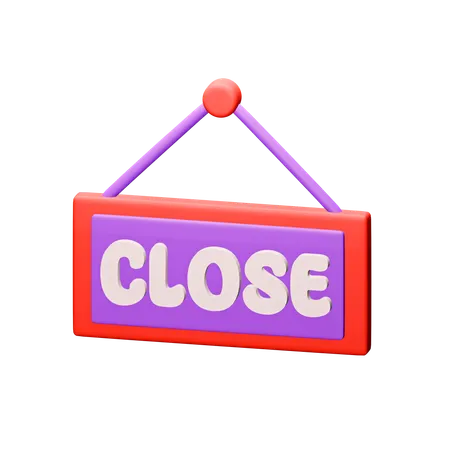 Store Close  3D Icon