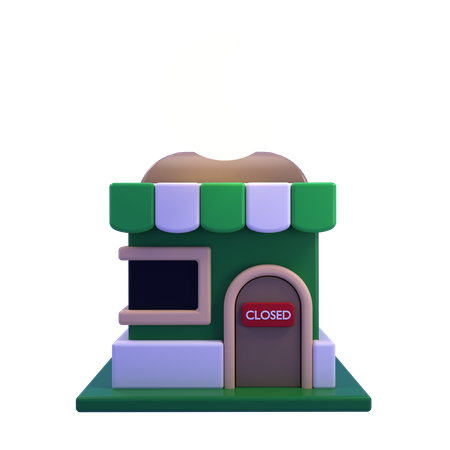 Store Closed  3D Icon