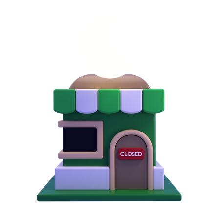 Store Closed 3D Icon