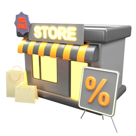 Store Discount  3D Icon