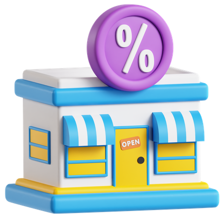 Store Discount  3D Icon