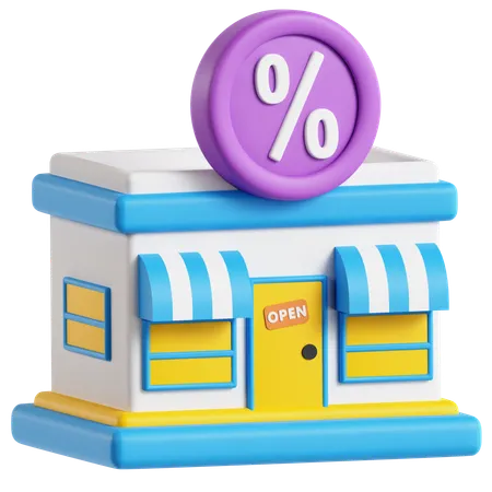 Store Discount  3D Icon