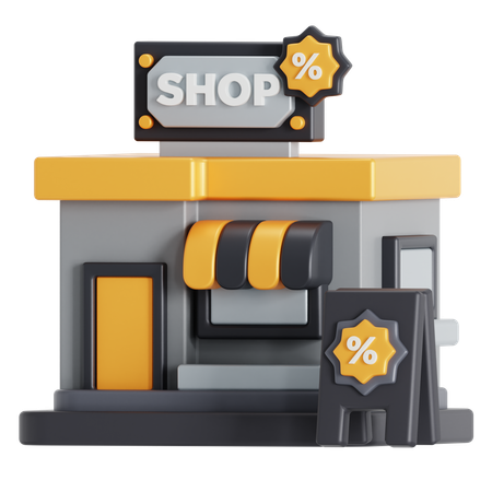 Store Discount  3D Icon