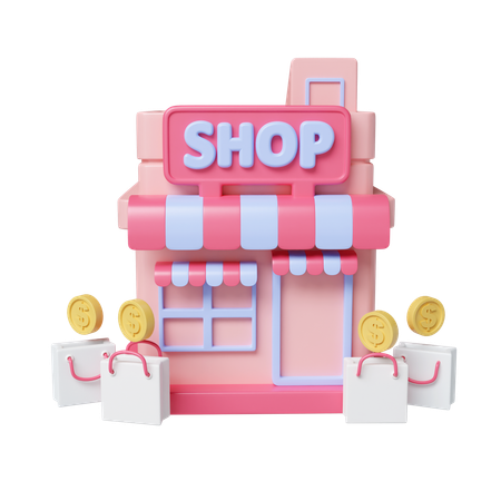 店頭  3D Icon