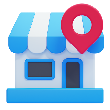 Store Location  3D Icon