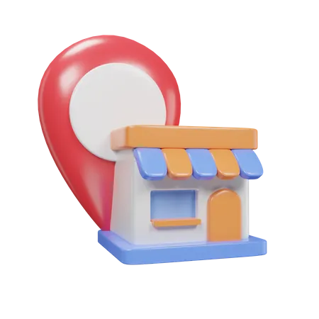 Store location  3D Icon