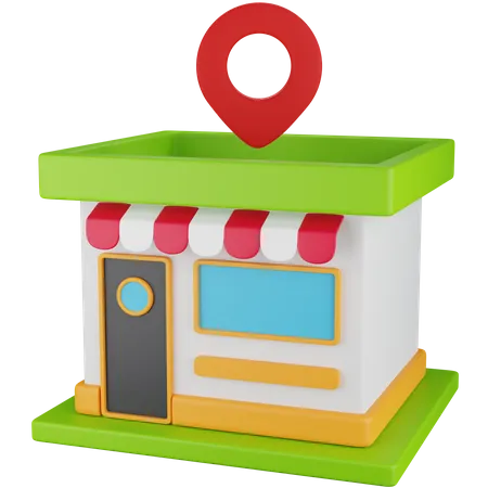 Store Location  3D Icon