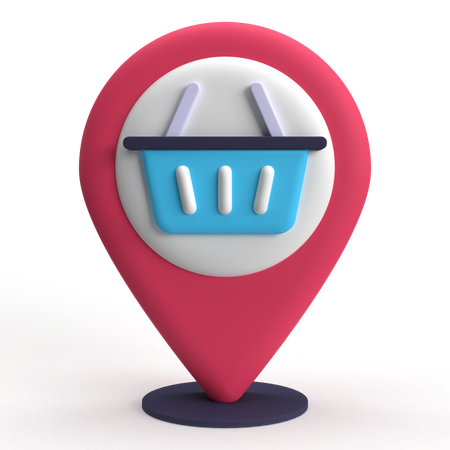 Store Location  3D Icon