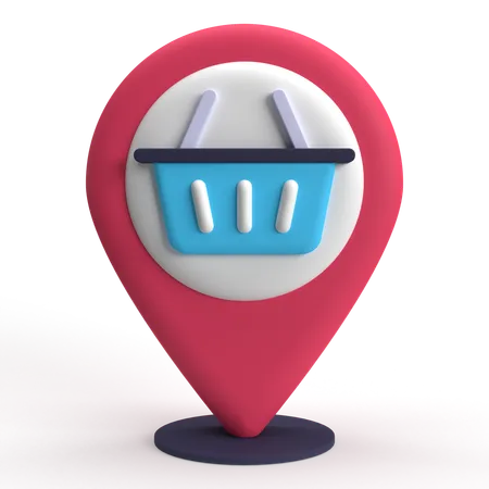 Store Location  3D Icon