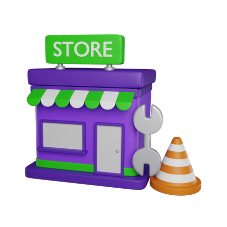 Store Maintenance  3D Icon