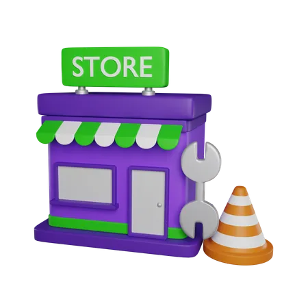 Store Maintenance 3 D Icon 3D Icon