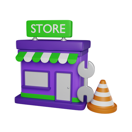 Store Maintenance  3D Icon