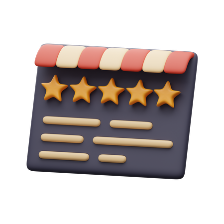 Store Rating  3D Icon