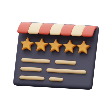 Store Rating  3D Icon