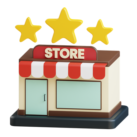 Store Ratting  3D Icon