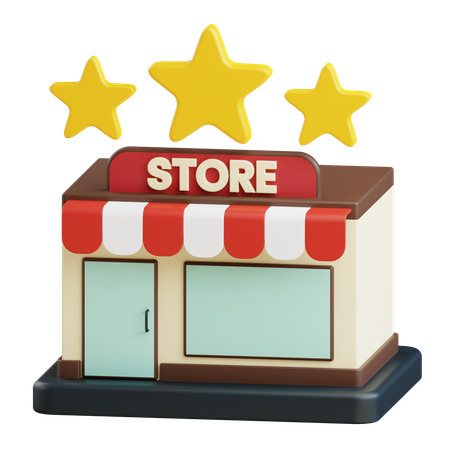Store Ratting  3D Icon