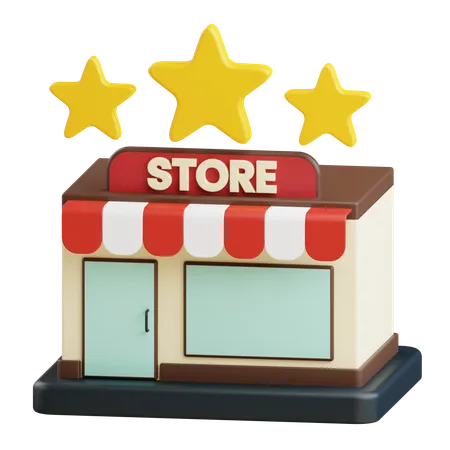 Store Ratting  3D Icon