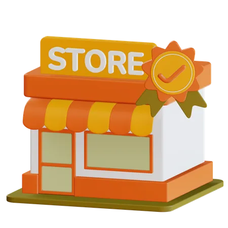 Store Verified  3D Icon