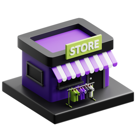 Storefront  3D Icon