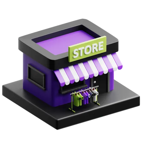 Storefront  3D Icon