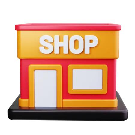 Storefront  3D Icon