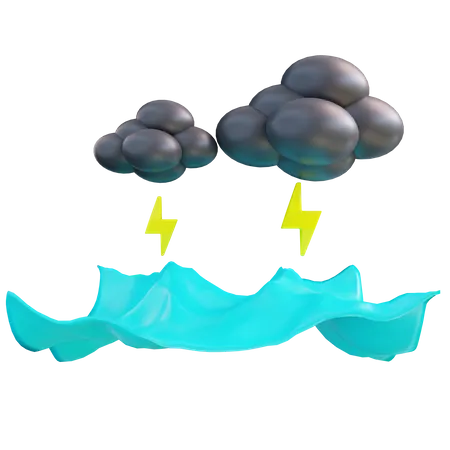 Storm  3D Icon