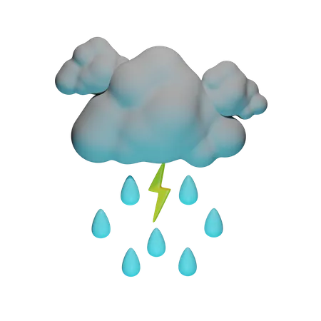 Storm Weather  3D Icon